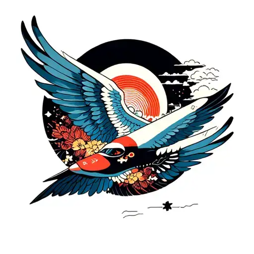 Airplane Wings Spread