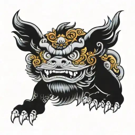 Foo Dog Wearing