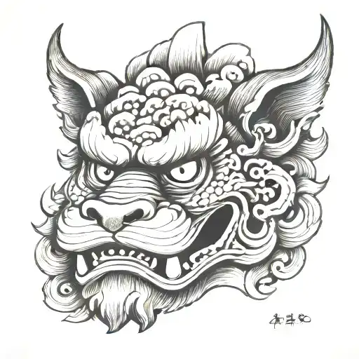 Foo Dog Head