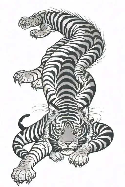 Traditional Tiger Full Body