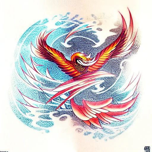 Phoenix Breaking Free From Cage