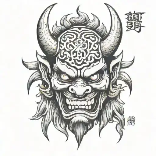 Oni Demon Mask