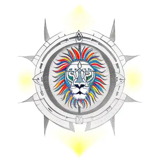 Lion Samurai Compass