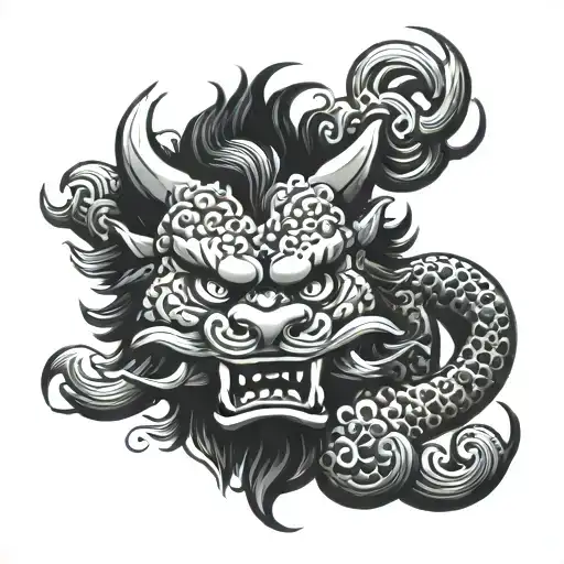 Foo Dog Head