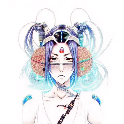 Cyberpunk Style Anime Girl