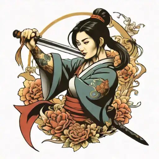 Dismey Mulan Holing A Sword