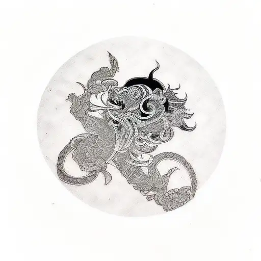 Mysterious Black Door