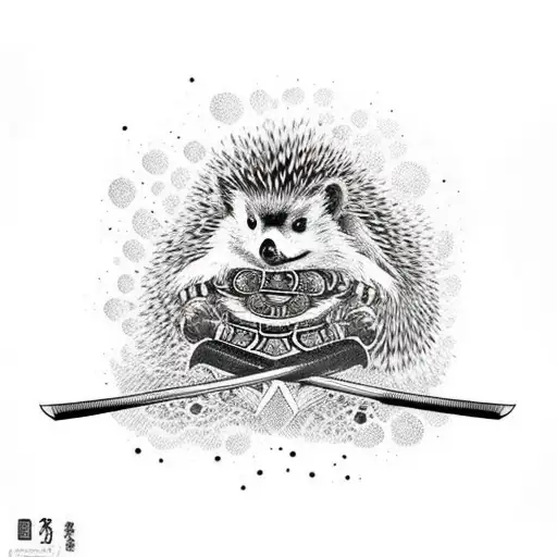 Hedgehog With Katana