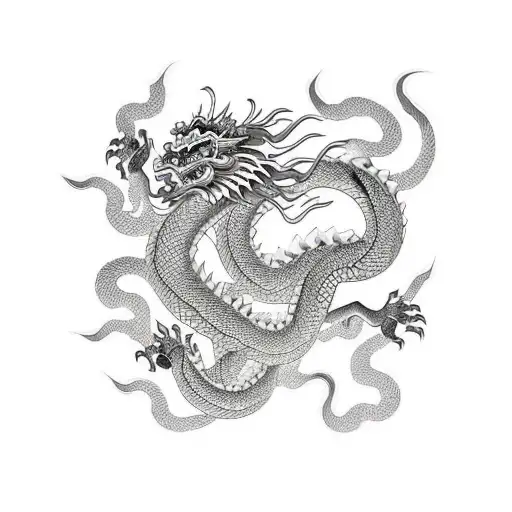 Chinese Dragon Strong And Proud