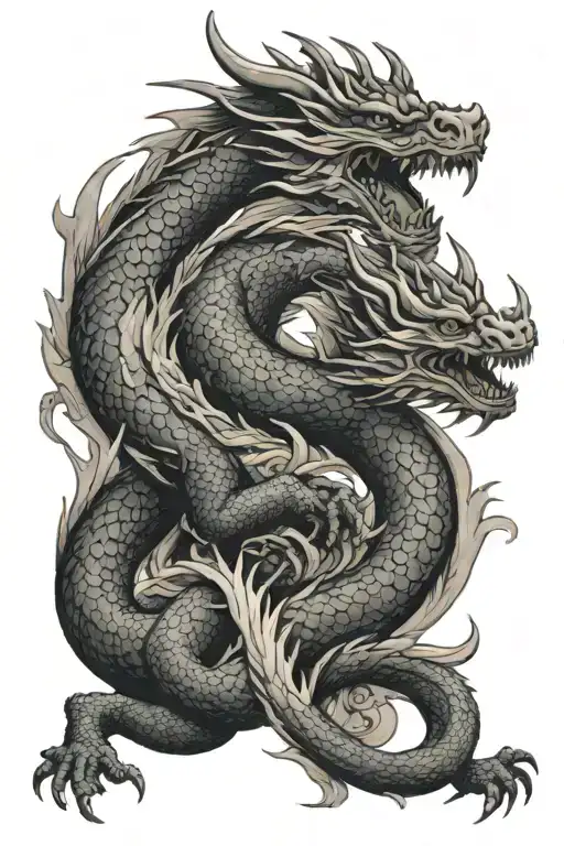 Dragon Protecting Angel