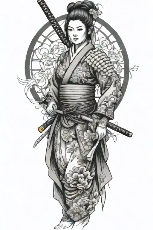 Woman Samurai Warrior