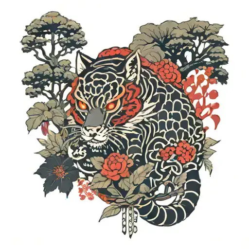 Bloody Animals In The Forest