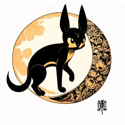 Umbreon With The Moon