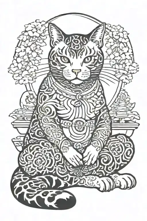 Spiritual Cat Meditation