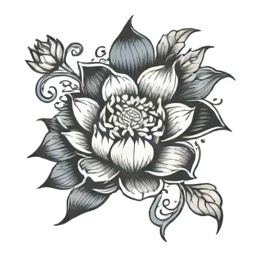 Lotus Top View With Hidden Demon