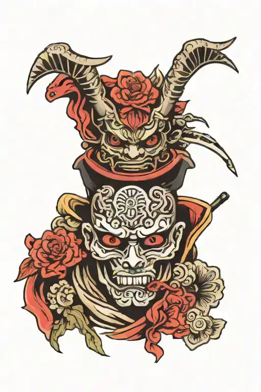 Bills With Samurai Mask
