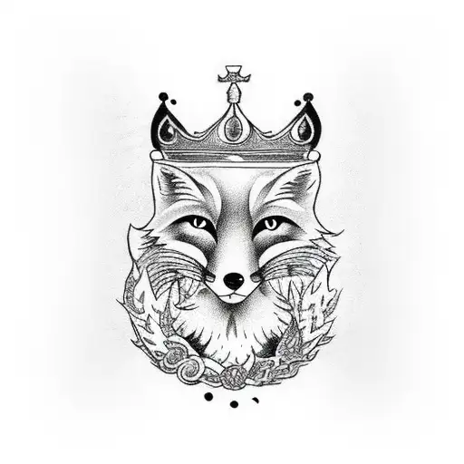 A Fox With A Crown