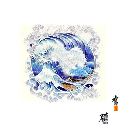 Ocean Wave No Colour