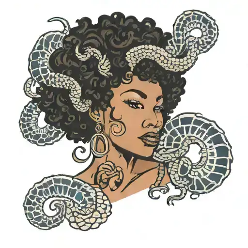 Black Woman With Afro Haired Female Scorpio