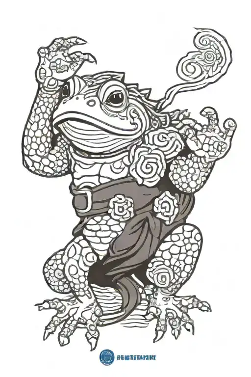 Japanese Toad Naruto Themed Sleeve