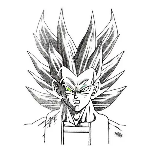 Vegeta Con Trunks Y Bra