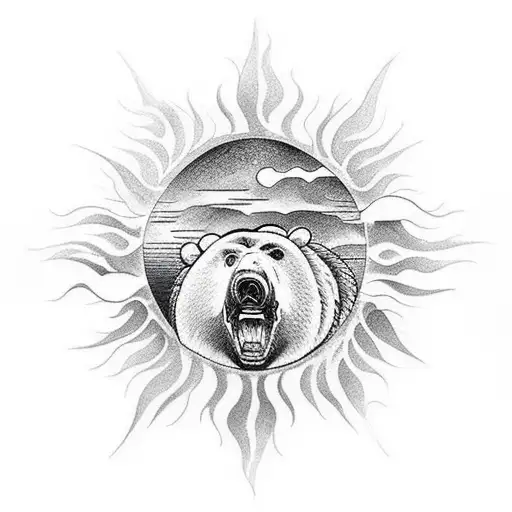 Bear With A Sun On His Back