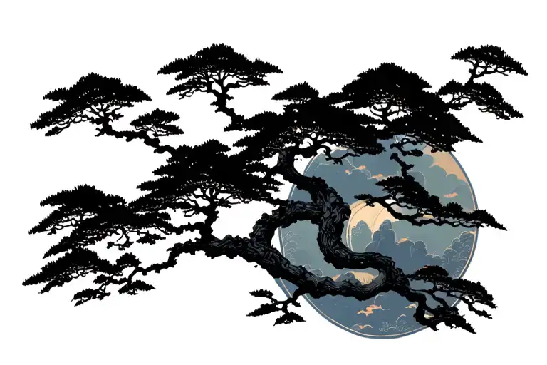 Branch Of A Japanese Tree Of Life