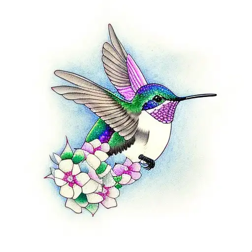 Hummingbird And Crow