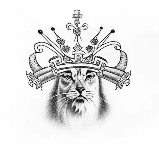 Animal With Crown On Head