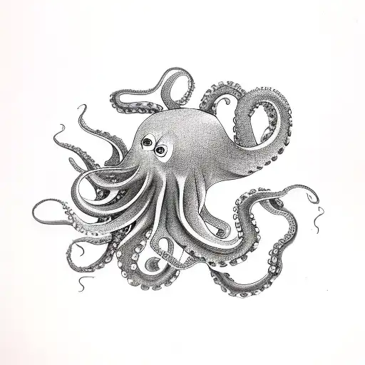 Octopus With Spiderlilies