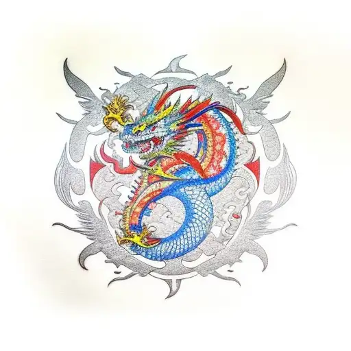 Suguru Getos Dragon And Philippines Flag