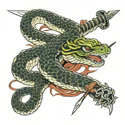 Snake And Sword