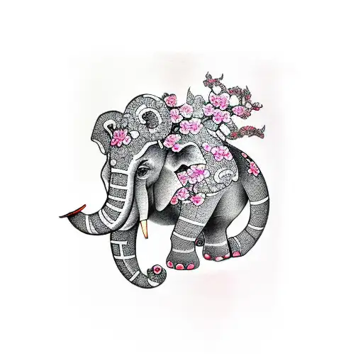 Elephant Cherry Blossom