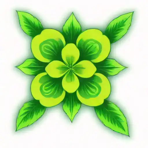 Four Leaf Clover Tattoo Inspired