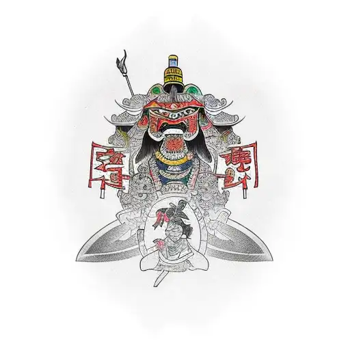 Dad And Dora Warrior