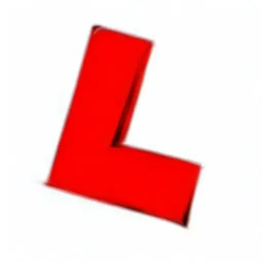 The Letter L On A Black Background