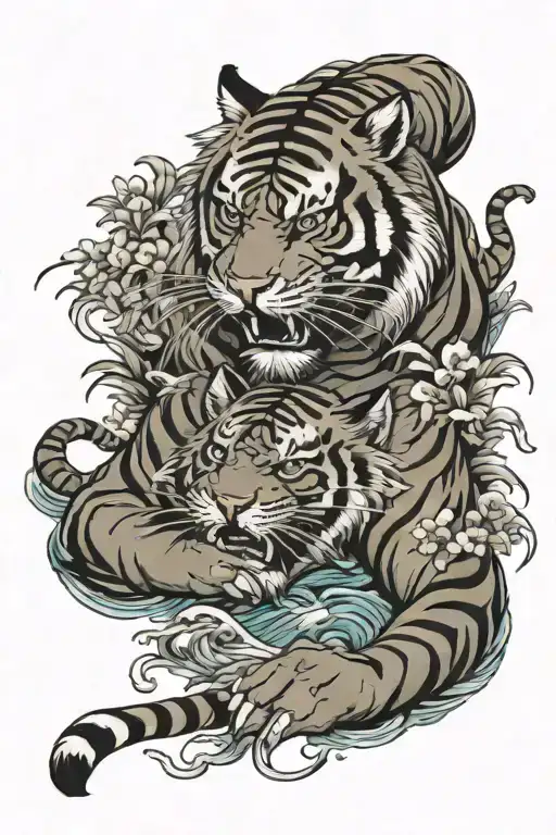 Tiger Fighting