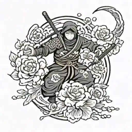 Flowers And Ninja Warrior