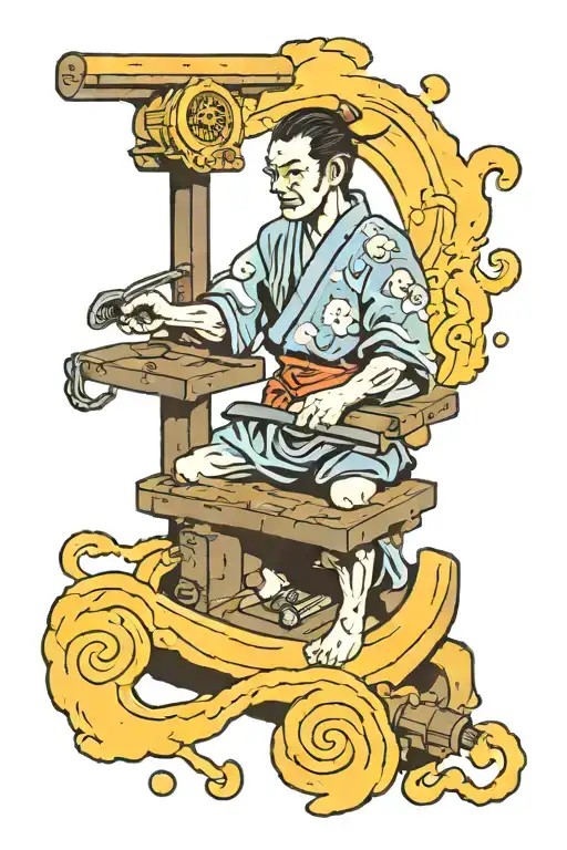 Moon And Blacksmith Anvil