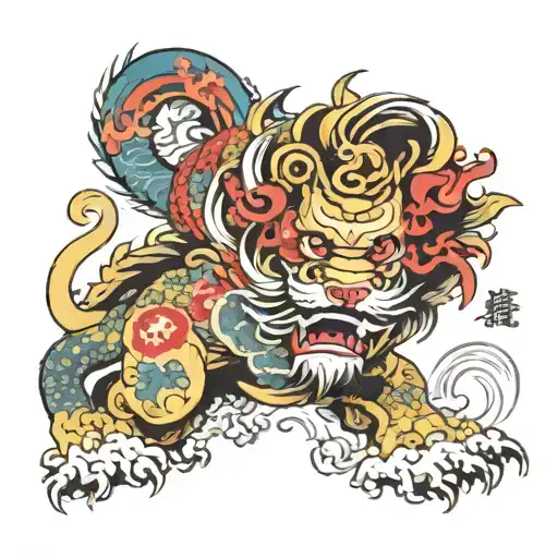Two Shishi Lion
