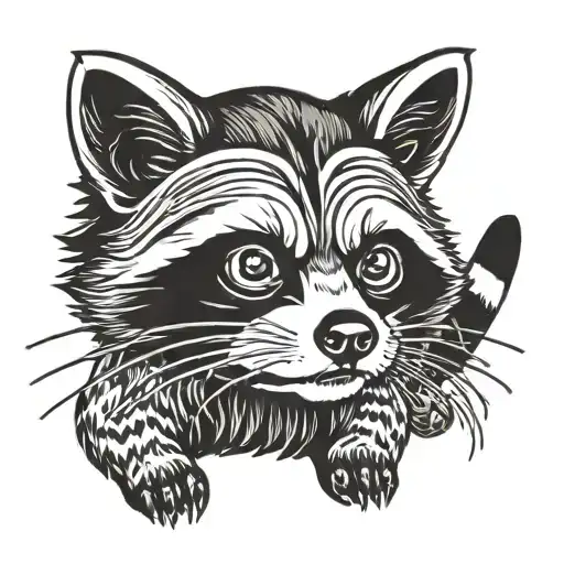 Racoon Dumbster Fire