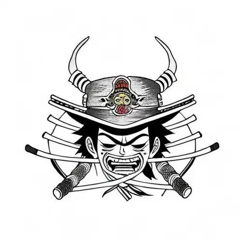 Luffy Samurai Pirata