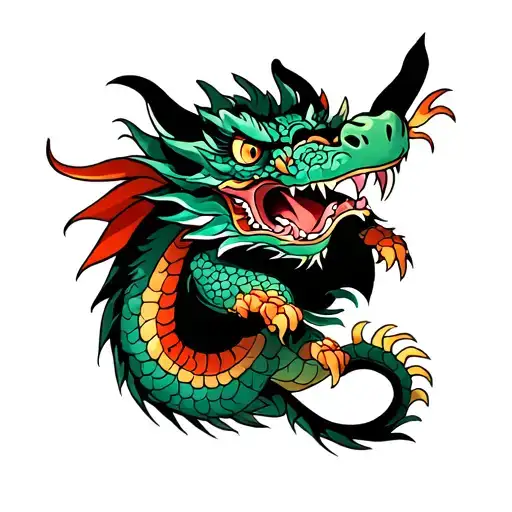 Small Dragon On My Wrist