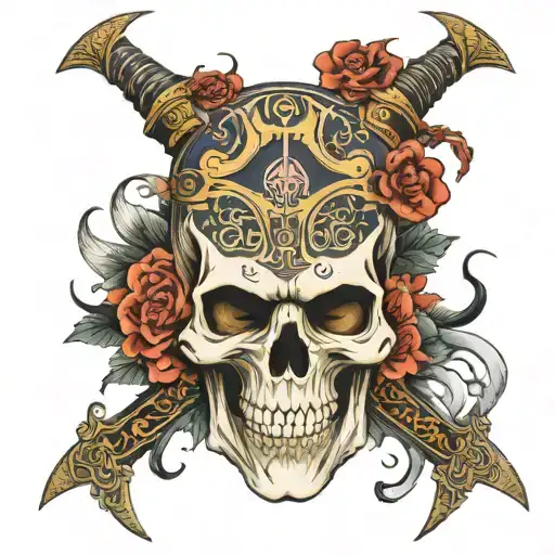 God Of Death Skull