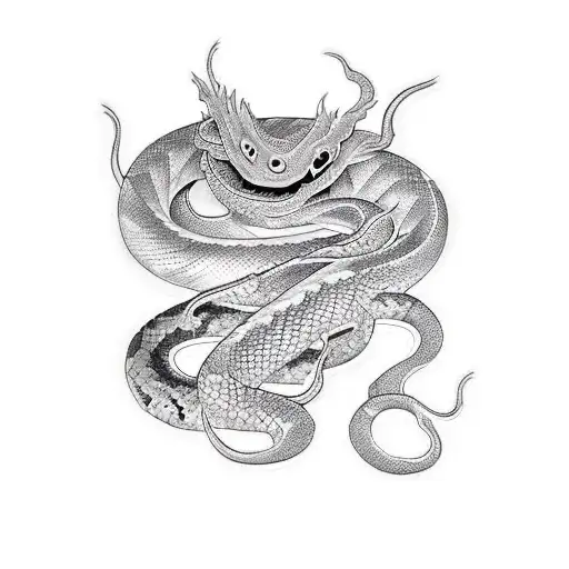 Man With Snake Scales On Forearm