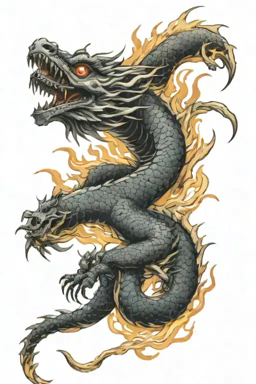 Dragon Breathing Fire