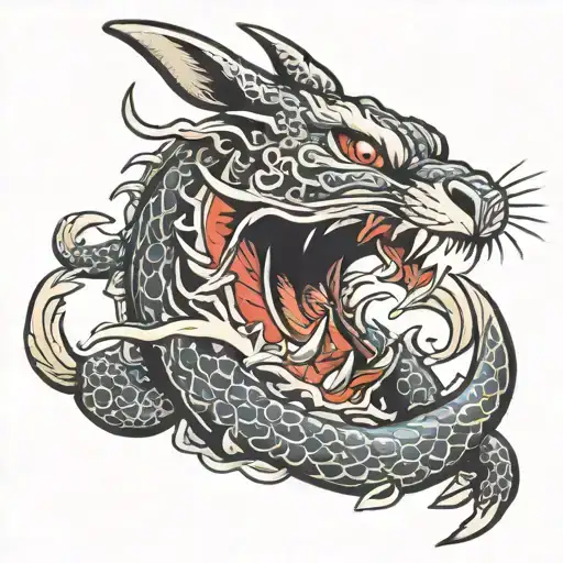 Rabbit Inside Dragon Mouth