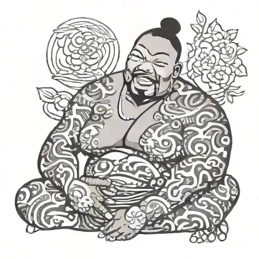 Big Black Man Squeezeing His Nipples Sensually