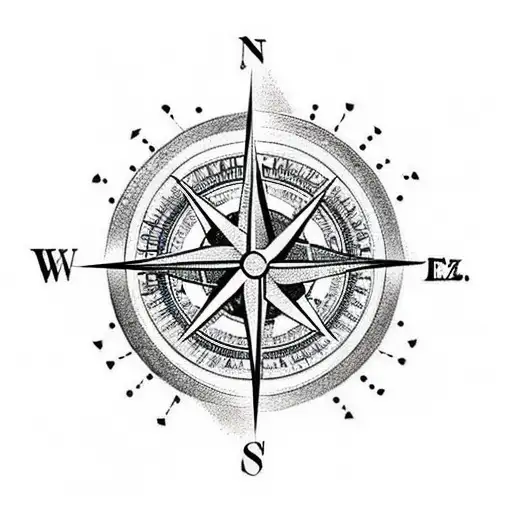 A Compass With The Words 'Stay The Course' To Symbolize Perseverance And Not Giving Up