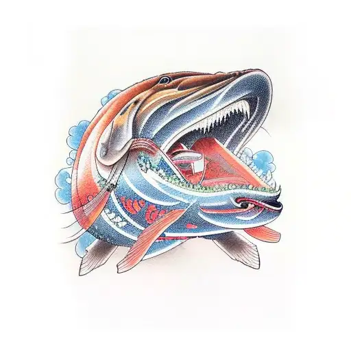 Bear With Salmon In Mouth